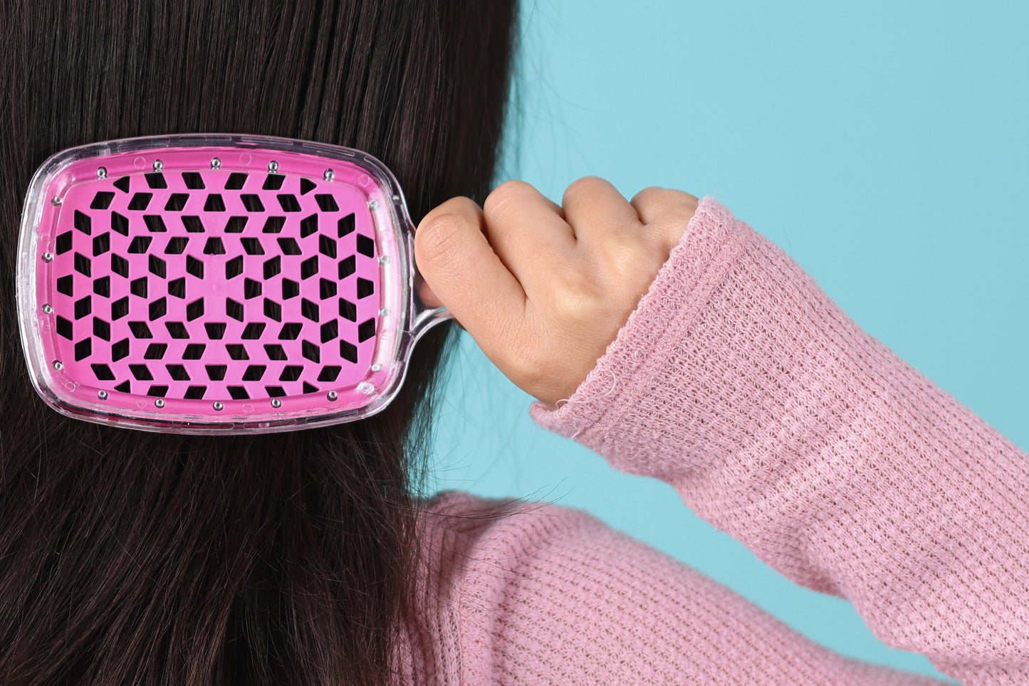 Pink Detangling Hair Brush